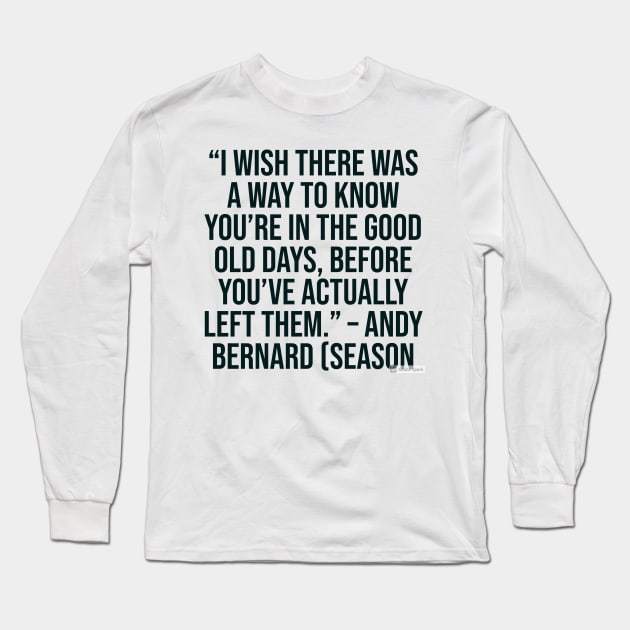 the office funny quote Long Sleeve T-Shirt by CreationsByAme